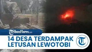 Gunung Lewotobi Laki-laki di Flores Timur NTT Meletus, 14 Desa Terkena Dampak