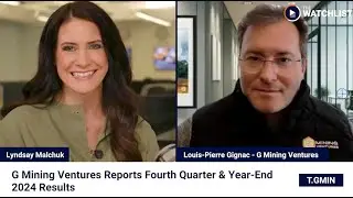 G Mining Ventures With CEO, Louis-Pierre Gignac