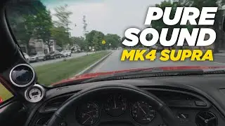 POV: You drive a big turbo MK4 Supra | PURE SOUND (4K)