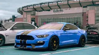 Car Show at Gillette Stadium |4k| 2024 GTR T-Spec, GT500 signature edition and more |