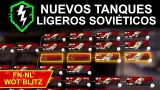 Nuevos Tanques Ligeros Soviéticos en World of Tanks Blitz en español México FN-NL Object 84,T-100 LT