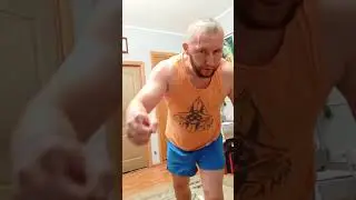 Чуток продышался с гирей 16кг