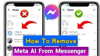 How To Remove Meta AI on Facebook Messanger 2024 | How To Delete Meta Ai On Messenger 2024