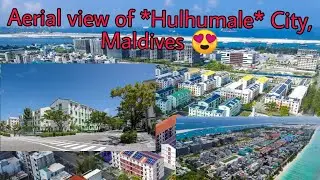 Aerial view of Hulhumale City, Maldives. #male #maldives #tourist #Travel