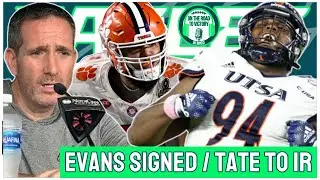 Eagles Sign Joe Evans- Breakdown with Bio, Stats & Updated Depth Chart | Marcus Tate Reverts to IR