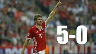 Bayern Monaco vs Rostov 5 - 0 Champions League group stage 16/17