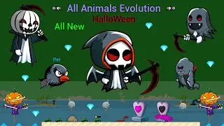 New Halloween Update New Halloween Reaper Skins Pet And Gems (EvoWorld.io) All Animals Evolution