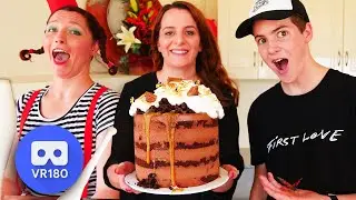 VR VIDEO Juggling Chocolate Mousse Cake | How To Cook That Ann Reardon