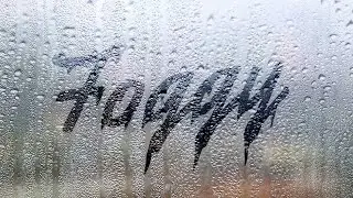 Photoshop tutorial | Rain text effect | Write text on glass