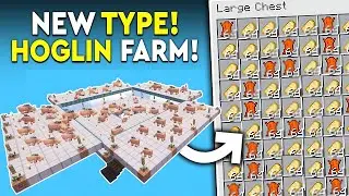 Minecraft New Hoglin Farm in 1.21 - BEST! - 220,000+ P/HR!