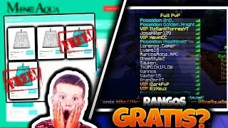 GANA UN RANGO GRATIS 😲 EN MINEAQUA - MINEAQUA.US