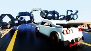 Lego Metal Chain Crashes | Brick Rigs