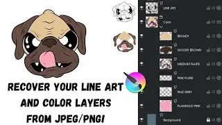 Krita 5.2.6 - Oops! Flattened Your Image? RESTORE YOUR LAYERS WITH THE SPLIT LAYERS TRICK!