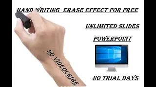 HOW TO ADD ERASE EFFECT IN HANDWRITING EFFECT VIDEO FOR FREE