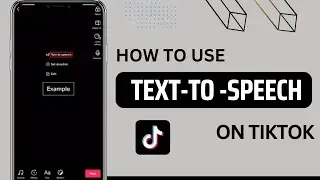 How to Use Text to Speech on Tiktok | 2023