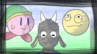Kirby is a Gingerbread Man. Song, animation.