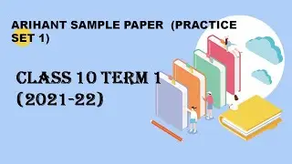 ARIHANT Class 10 Sample paper 2021-22 Practice Paper 1 (Unsolved) MCQs From Arihant sample paper