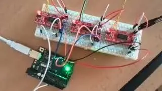 Three stepper motors and Arduino with EasyDriver