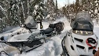 РЫБАЛКА НА ХАРИУСА .ЗАВОЗИМ МАТЕРИАЛ НА ИЗБУ.POLARIS LX ( ВЕДРОВЕРТАКТО) ПО ГЛУБОКОМУ СНЕГУ.