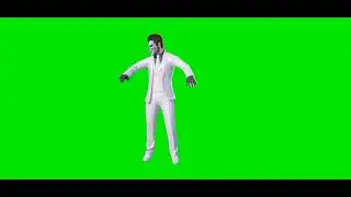 Emote green screen video