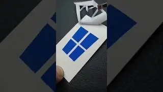 i Drew a windows logo,next? menggambar logo windows. 
