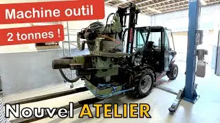Aménagement de mes MACHINES dans l'ATELIER ! j'ai stressé.