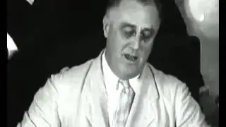 President Roosevelt signs the Social Security Act