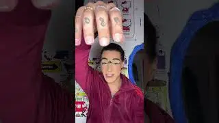 Hello kitty nails! Using the apres hello kitty collab.