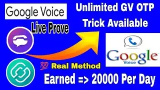 How Get Unlimited (GV) Google Voice Otp By TextNow & 2nd Line / Make money Online 💯 Real Method 2023