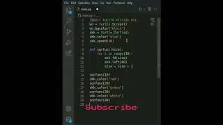 Make Python Turtle Graphics