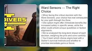 STALKER 2 Secrets: Ribs Artifact, Bubble Pickup Bug & Ward Sensors Choice