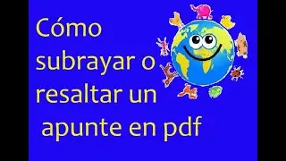Subrayar o resaltar un PDF
