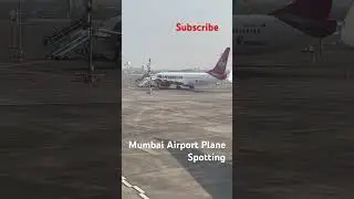 Plane Spotting at Mumbai Airport #shorts #short #shortvideo #plane #planespotting #youtubeshorts