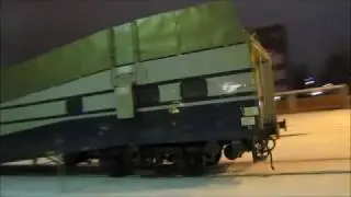 dv12 siirtelee vaunuja oulussa