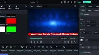 How To Make Scrolling Text In Filmora Video Editting