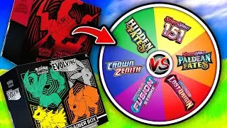 RANDOM WHEEL Chooses Our Pokemon Pack Battle
