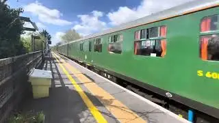 Hastings Diesel Thumper 1001 ‘Neasden Nonsense’ flies through Monks Risborough 1Z20 11:11am 20/04/24