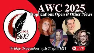 Authortube Writing Conference 2025: APPLICATIONS OPEN + Other News November 15th
