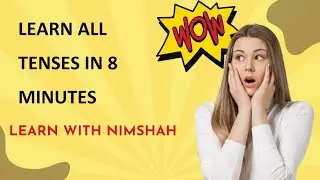 Learn all tenses in 8 minutes explanation in Urdu/Hindi
