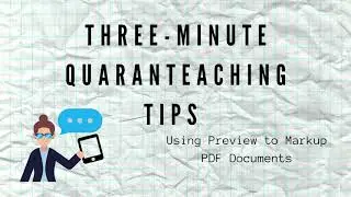 Using Preview to Markup PDF Files