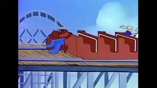 Spider-Man riding a roller coaster in the most Spider-Man way possible…