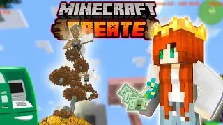 ЗАВОД ДЕНЕГ ИЗ КАМНЯ В ПЛОСКОМ МИРЕ | Сборка "Create Superflag Survival 1.20.1"
