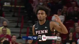 Pennsylvania vs #13 Arkansas | ARK 76, PENN 60 | NCAA COLLEGE BASKETBALL | 11/28/2021