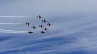 Highlights of the Red Arrows - Cosford Airshow 8th June 2014