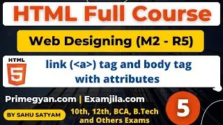 Link and body tag with attributes | O level HTML classes 
