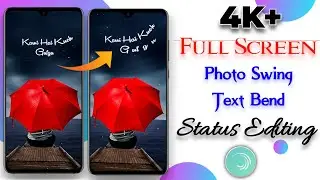 New Trending Photo Swing Text Round Effect alight motion🔥Hindi || Text Transition || Vinit sah