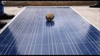 Pruebas destructivas a paneles solares