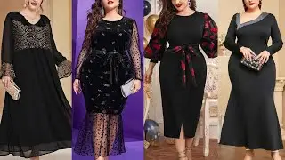 Qora rangli kundalik va oqshom liboslari fasonlari