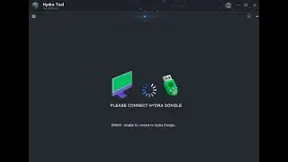 how to connect hydra dongle and install alcor driver