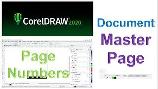 CorelDRAW || Master Page Settings|| Page Numbers